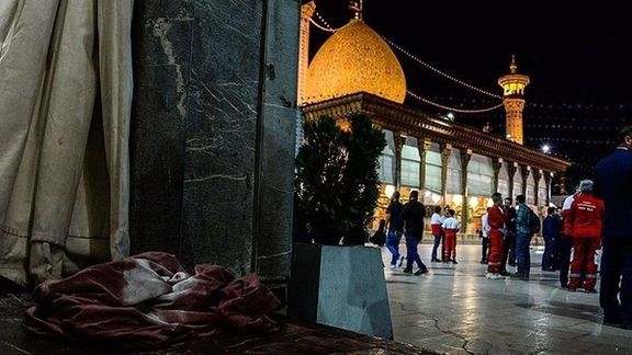 Aftermath of the attack on Shahcheragh funerary monument and mosque in Shiraz on August 13, 2023