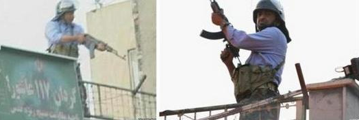 تیراندازی از پایگاه مقداد به معترضان درجریان اعتراضات ۲۵ خرداد ۸۸. پایگاه مقداد از مراکز اصلی سازماندهی نیروهای بسیج و سپاه برای سرکوب اعتراضات تهران به‌ شمار می‌رود.