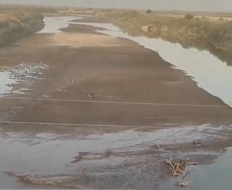 ثبت رکورد ۷۰ ساله دمای خرداد ماه در خوزستان؛ رودخانه دز برای اولین بار خشک شد