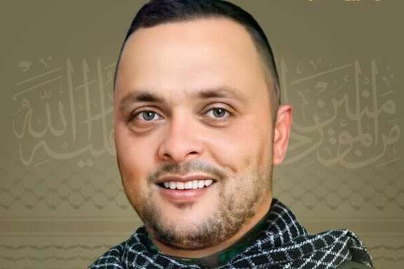 Ali Ahmed Hassin, a senior field commander in Hezbollah's elite Radwan force, killed in an Israeli airstrike in southern Lebanon, April 8, 2024