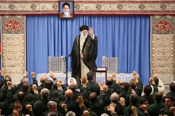 Ali Khamenei meeting with hundreds of IRGC officer. October 2, 2019