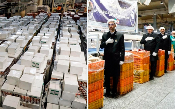 آمادهسازی ۱۰ هزار بسته معیشتی برای لبنان در حرم امام هشتم شیعیان