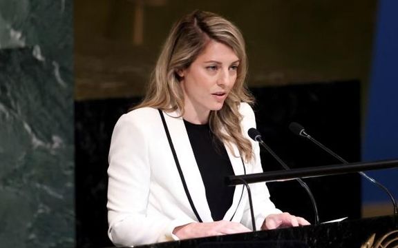 وزیر خارجه کانادا: اجازه نمیدهیم رژیم ایران حقوق زنان را پایمال کند