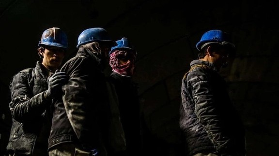A group of Iranian miners