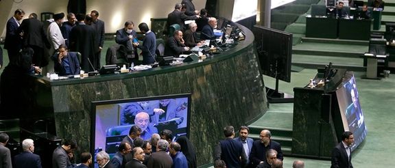 A session of the Iranian parliament