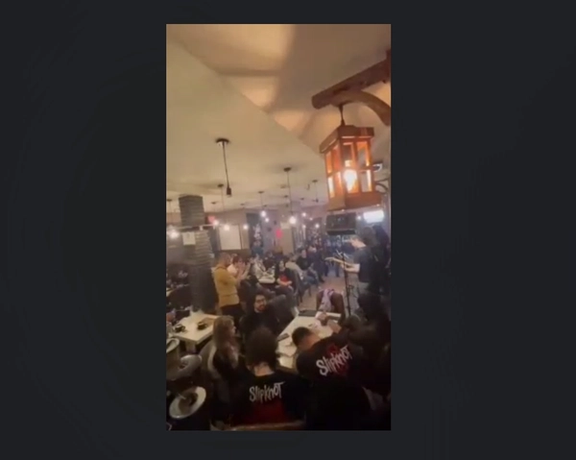 A screengrab from video released by Iran’s state media shows a live music performance at a cafe on Tehran’s Valiasr Street before authorities sealed the venue.