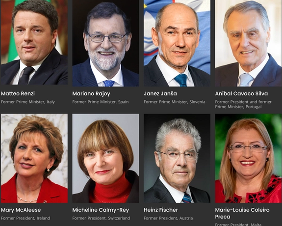 Some of the signatories of the letter