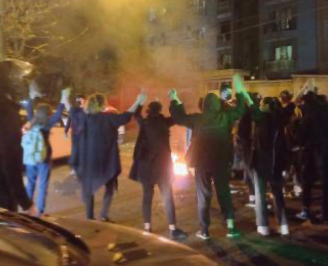 Street protests on April 5, the birthday anniversary of Hamidreza Rouhi who was killed by the security forces’ live fire on protesters on November 18, 2022  