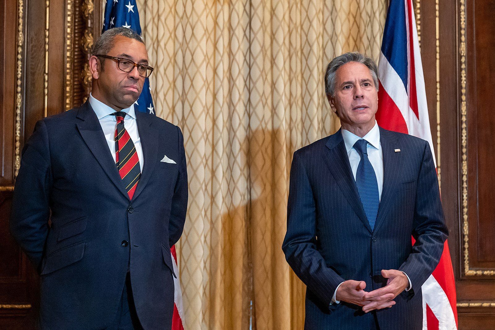 UK Foreign Secretary James Cleverly (left) and US Secretary of State Antony Blinken (September 2022) 
