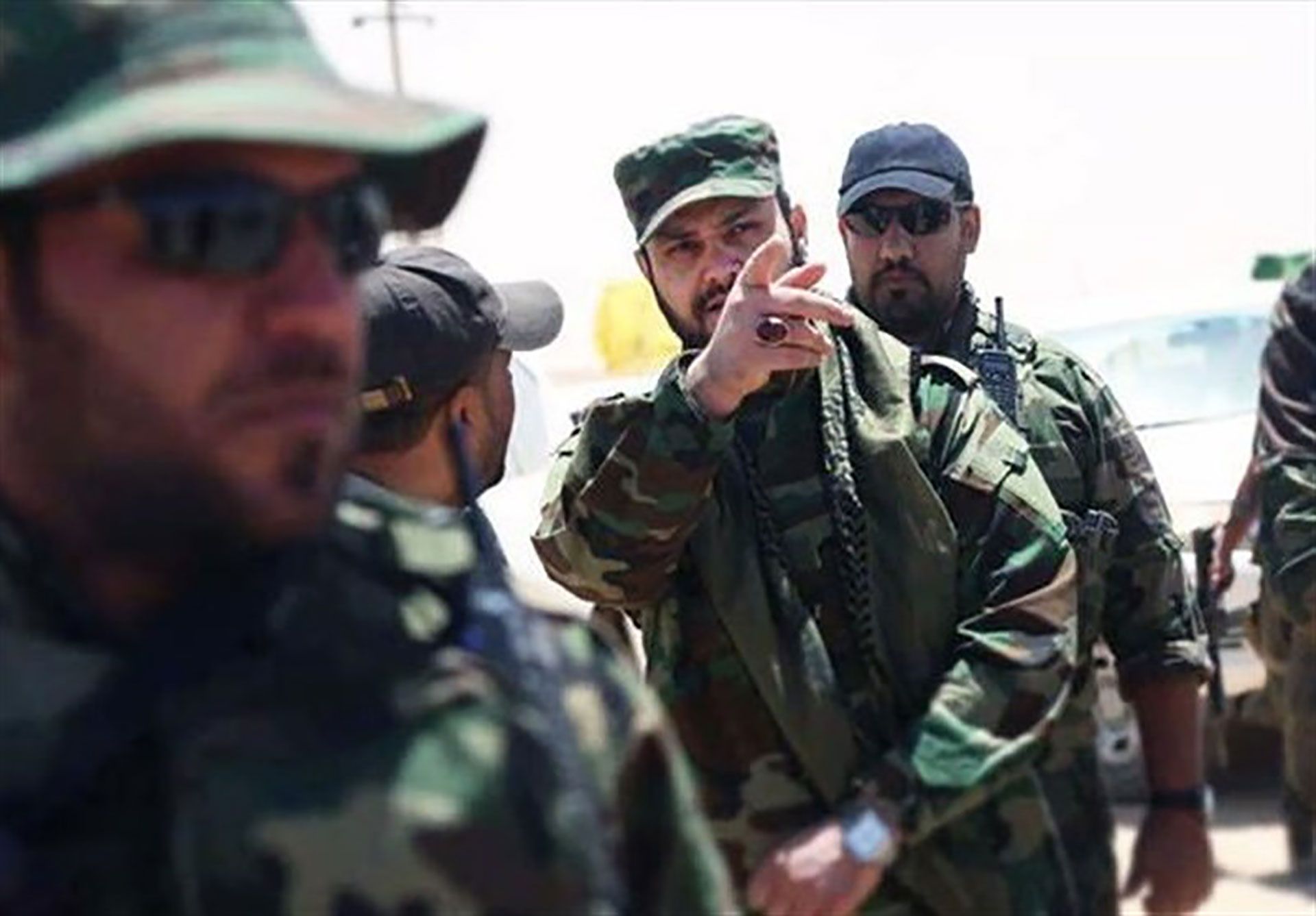 Akram al-Kaabi, the leader of Iran-backed Harakat Hezbollah al-Nujaba's militia group  (undated)
