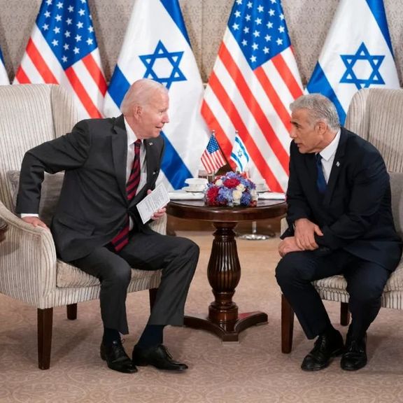 "بايدن" في اتصال مع رئيس وزراء إسرائيل يؤکد على ضرورة منع إيران من امتلاك أسلحة نووية