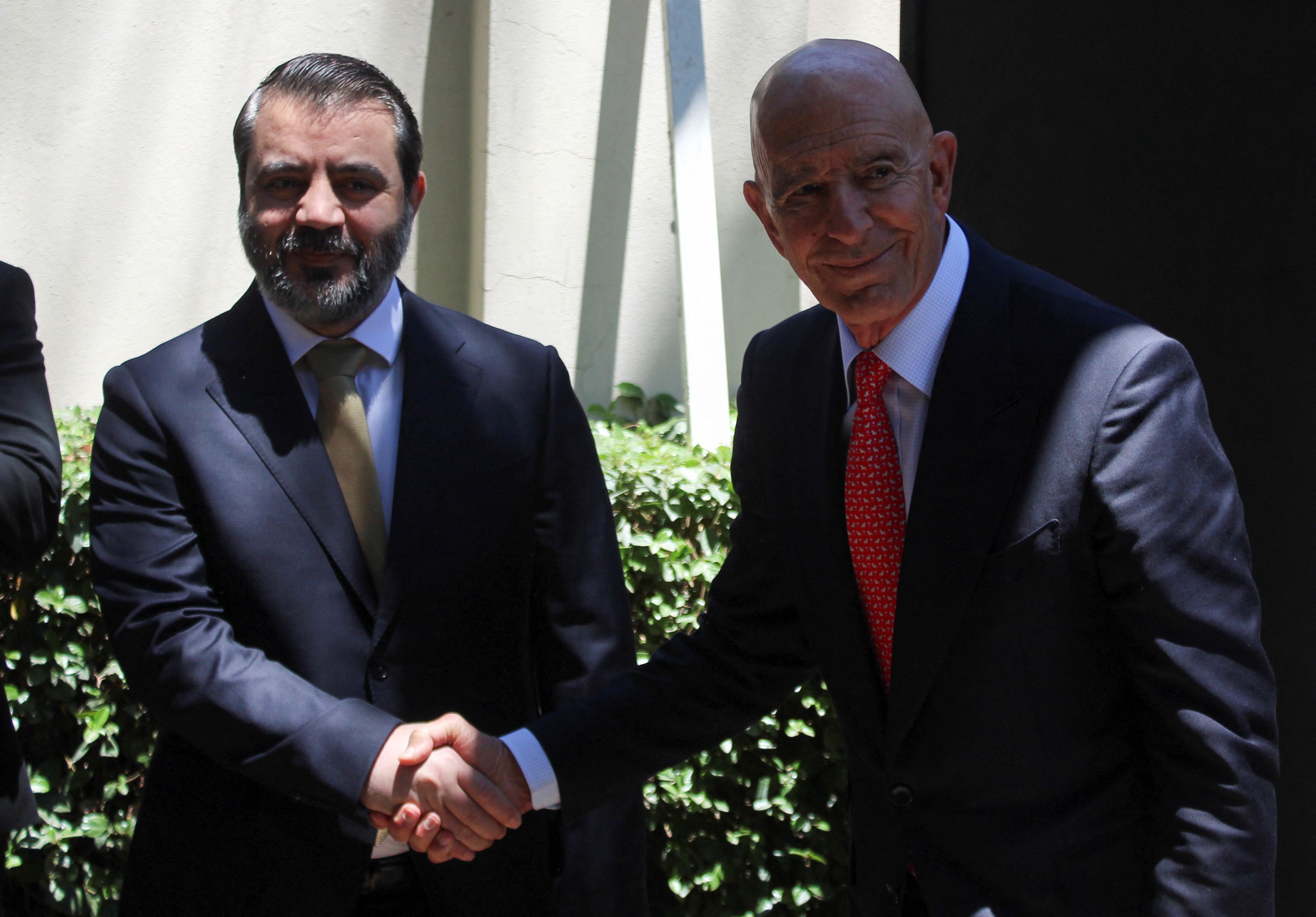 دیدار توماس باراک با وزیر خارجه سوریه در دمشق، هشتم خرداد