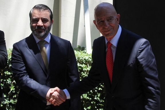 دیدار توماس باراک با وزیر خارجه سوریه در دمشق، هشتم خرداد