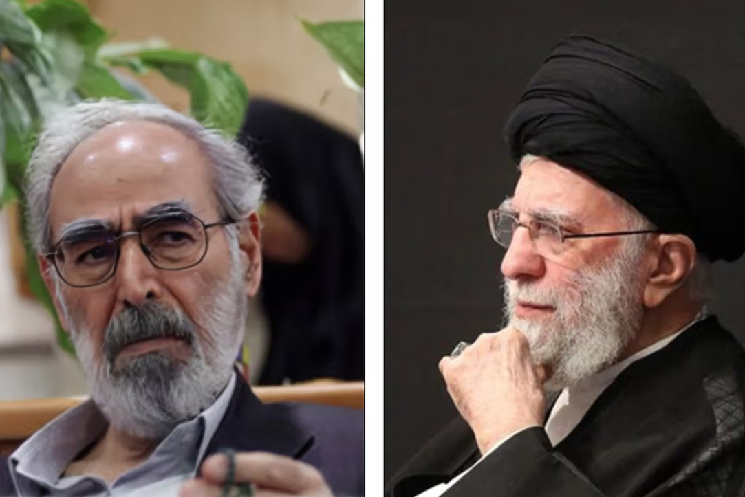 Abolfazl Ghadiani (left) 