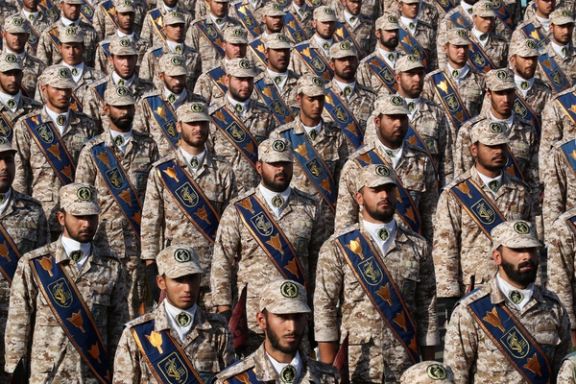 Iranian armed forces members march during the ceremony of the National Army Day parade in Tehran, Iran September 22, 2019