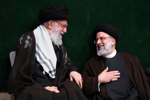 Supreme Leader ALi Khamenei (left) and President Ebrahim Raisi (file photo)