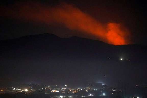Illustrative. An alleged past Israeli attack on targets in Syria. Undated