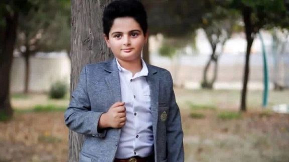 Kian Pirfalak, a nine-year-old boy who was killed in the city of Izeh in Khuzestan province
