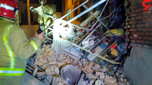 انفجاری عظیم در ساختمانی در منطقه فلاح تهران رخ داد