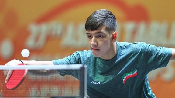 بنیامین فرجی در آستانه خلق شگفتی دوباره، برابر سومین پینگپنگباز جهان باخت