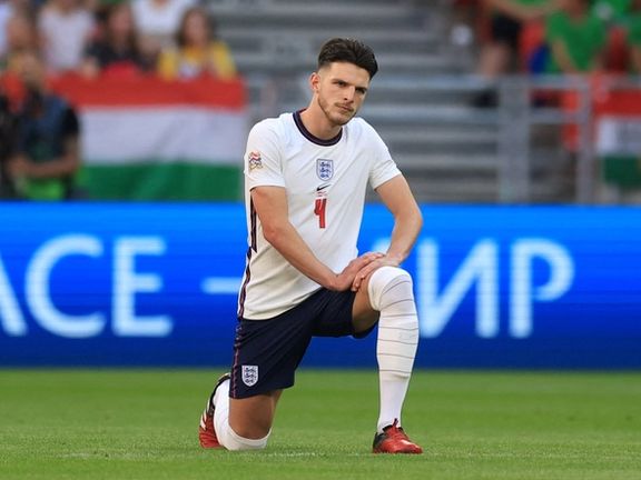 احتمال اعتراض به نقض حقوق بشر از سوی بازیکنان انگلستان در بازی مقابل ایران