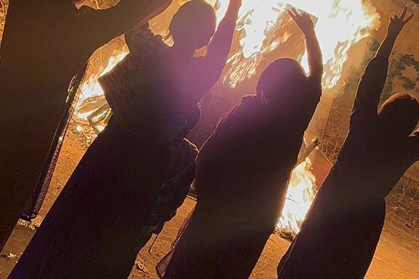 Iranians defy crackdown at fire festival as Israel signals support
