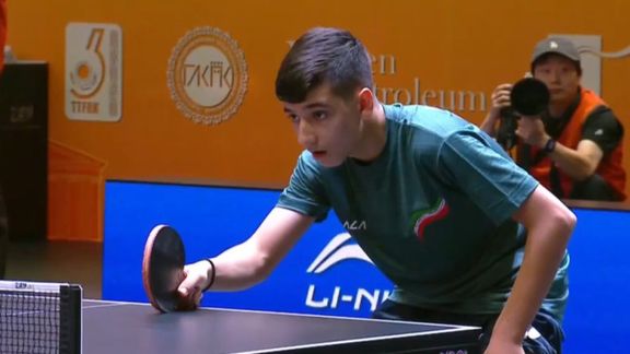 ۳۳ پله صعود در رنکینگ جهانی، دستاورد شگفتیسازی بنیامین فرجی در پینگپنگ قهرمانی آسیا