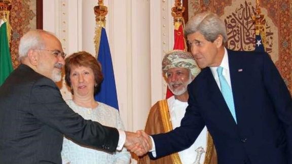 Iran's former foreign minister Javad Zarif and former US Secretary of State John Kerry during Obama-era nuclear talks.