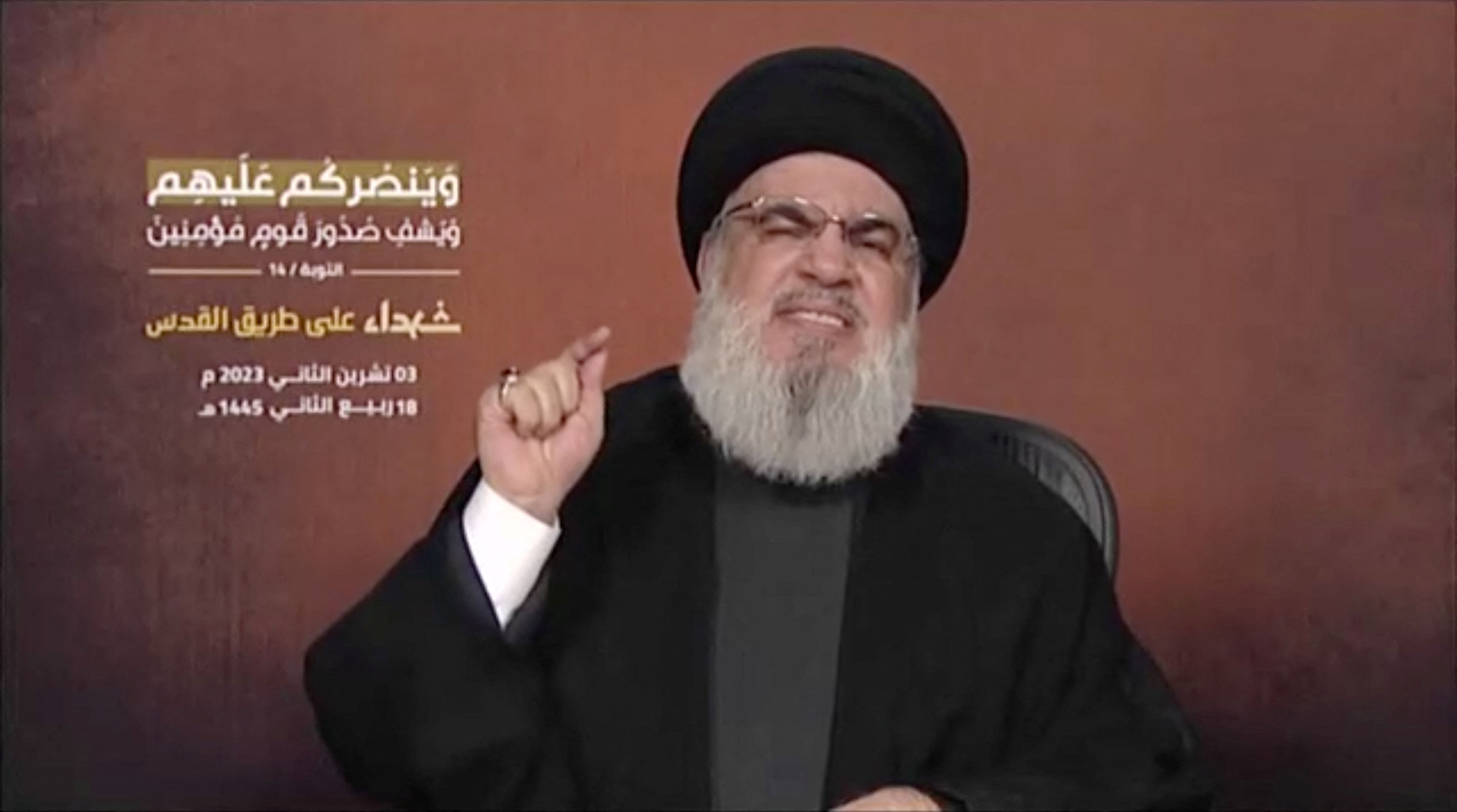 Hezbollah leader Hassan Nasrallah 
