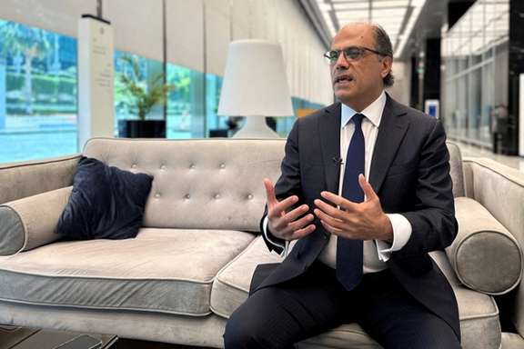 Jihad Azour, Director of the Middle East and Central Asia Department at the IMF, in an interview with Reuters in Dubai, May 2, 2023