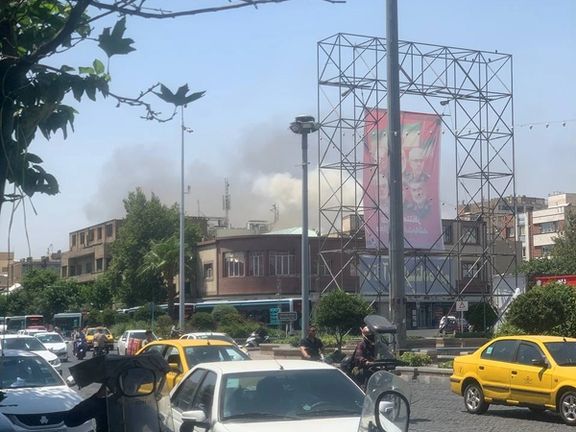 مخاطبی این تصویر را با توضیح «انفجار در بهارستان» برای ایراناینترنشنال فرستاده است