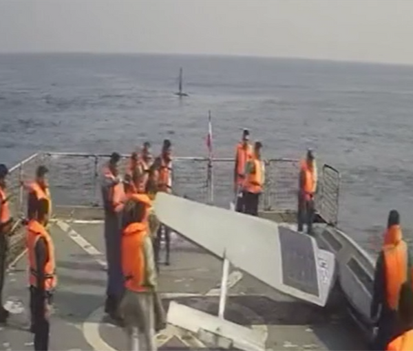 US Navy Sails Drone Through Strait Of Hormuz, As Iran Watches