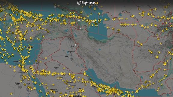 Map by Flightradar24