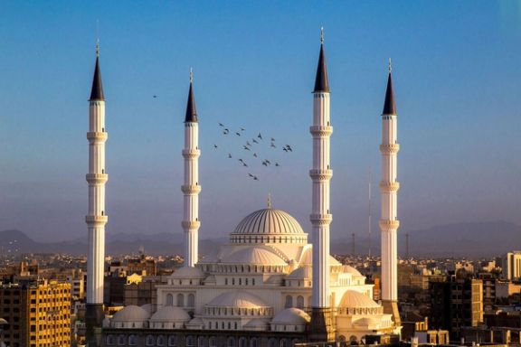 The Grand Makki Mosque of Zahedan, the largest Sunni mosque in Iran