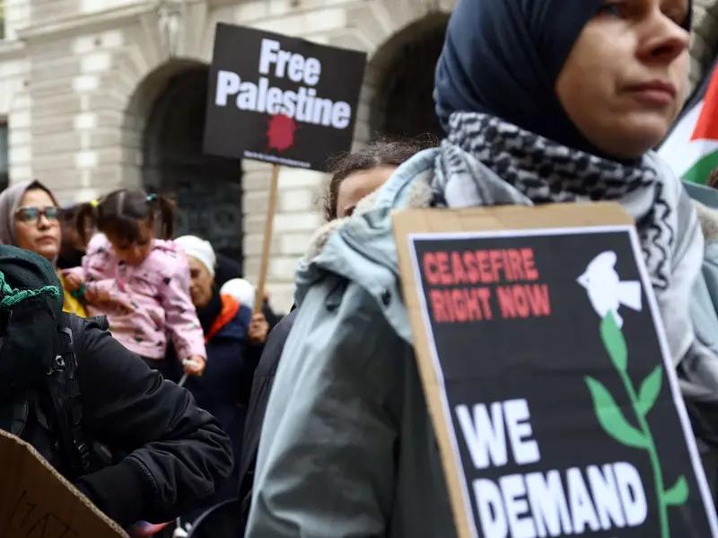 الشرطة البريطانية تحذر من استغلال إيران للاحتجاجات المناصرة للفلسطينيين