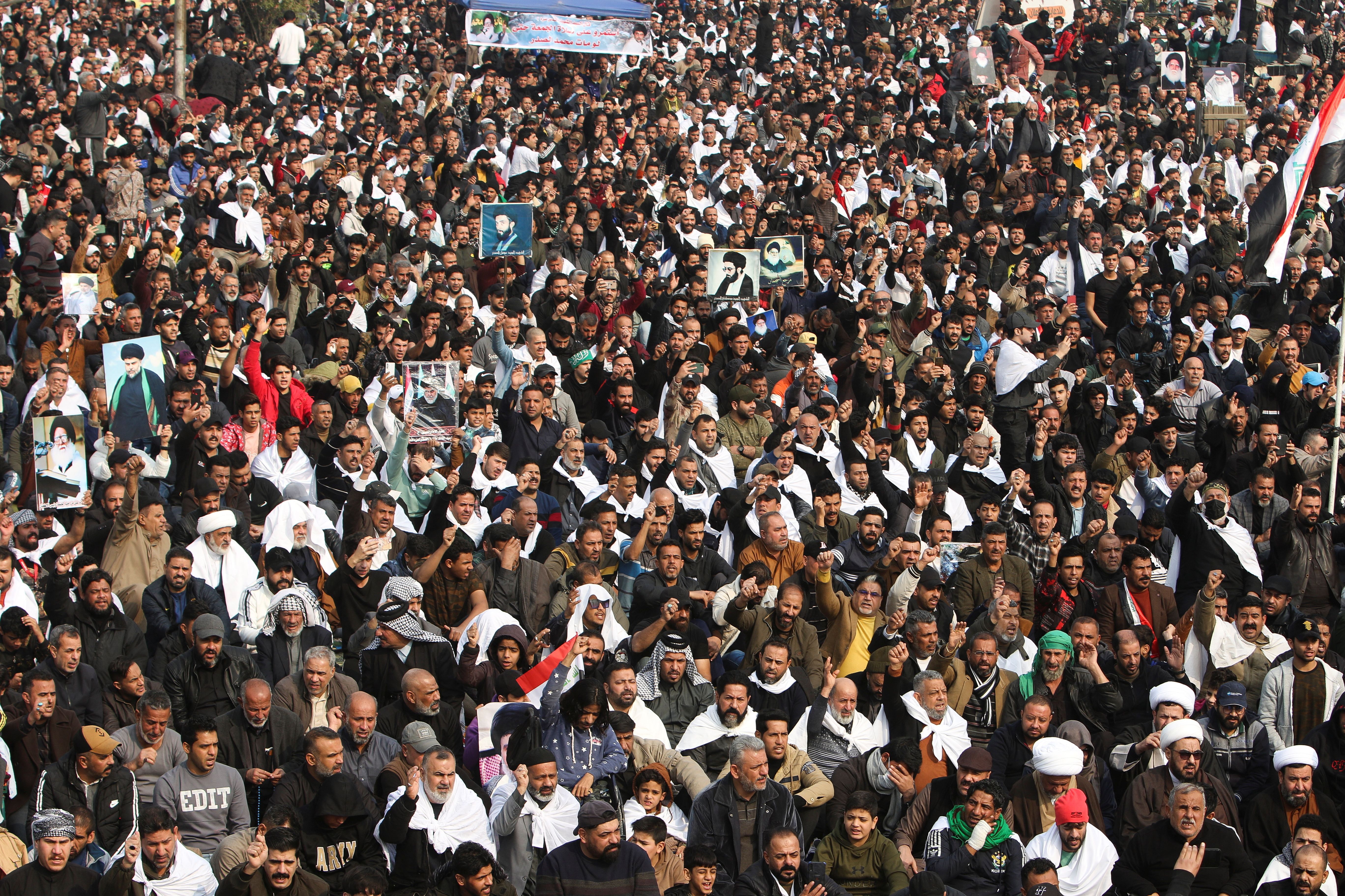 عراق؛ اولین قدرت‌نمایی مقتدی صدر سه ماه پس از نخست‌وزیری محمد شیاع السودانی