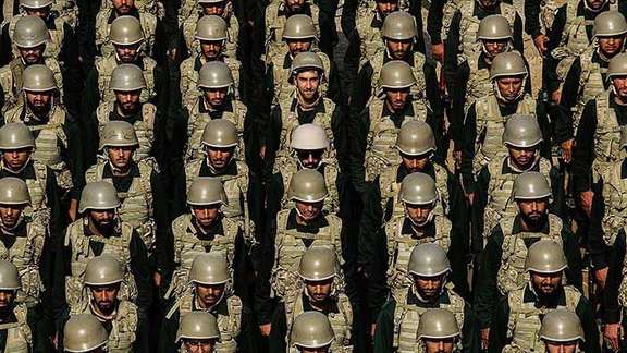 File photo of IRGC forces during a war game