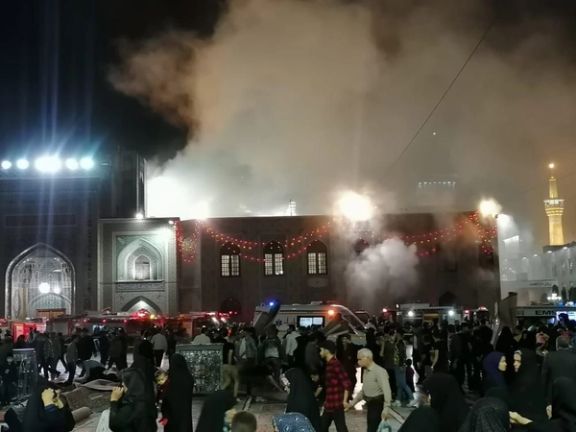 Fire Contained At In Iran's Largest Shiite Shrine