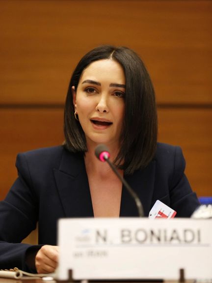 Iranian-born actress and activist Nazanin Boniadi