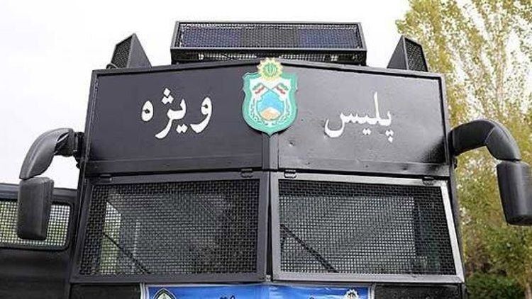 An armored vehicle tagged as 'Special Police" used against protesters. FILE PHOTO