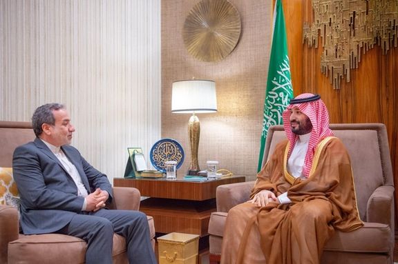 عراقچی، وزیر خارجه جمهوری اسلامی با محمد بن سلمان ولیعهد عربستان سعودی دیدار کرد