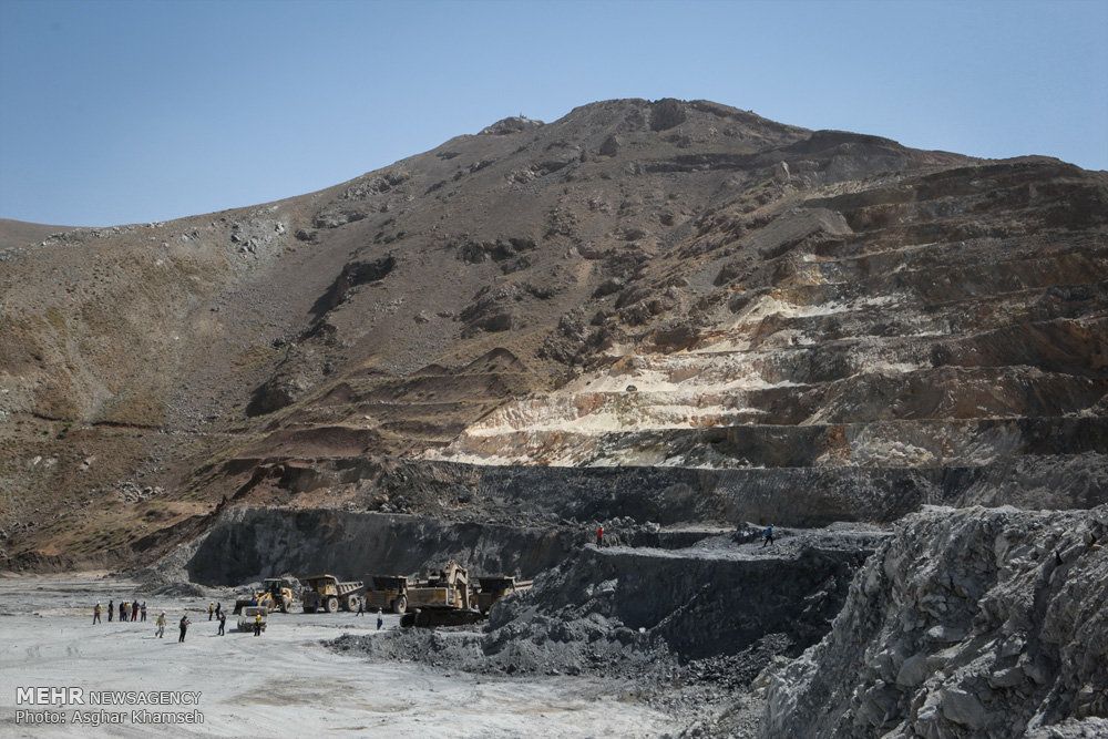 A view from Zarshouran gold mine in in West Azarbaijan province (2016)