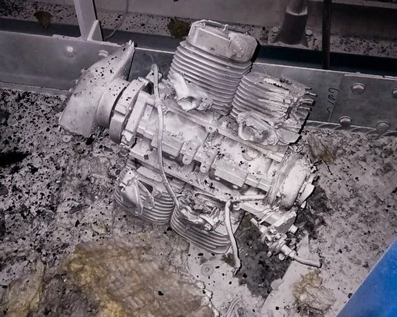 موتور پهپاد روسی انتحاری در فرودگاه چرنوبیل