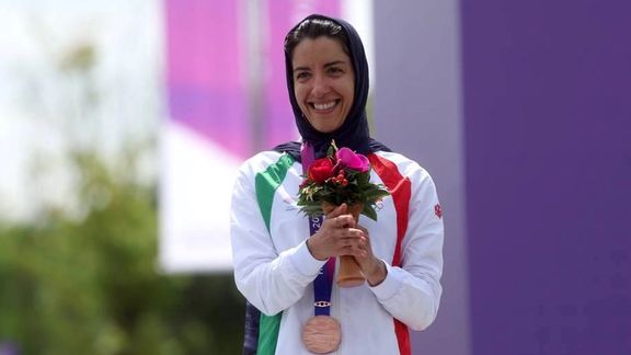 بازیهای آسیایی هانگژو؛ نخستین مدالتاریخ دوچرخهسواری زنانایران برای فرانک پرتوآذر
