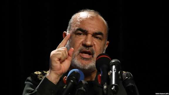 IRGC chief commander Hossein Salami. File photo
