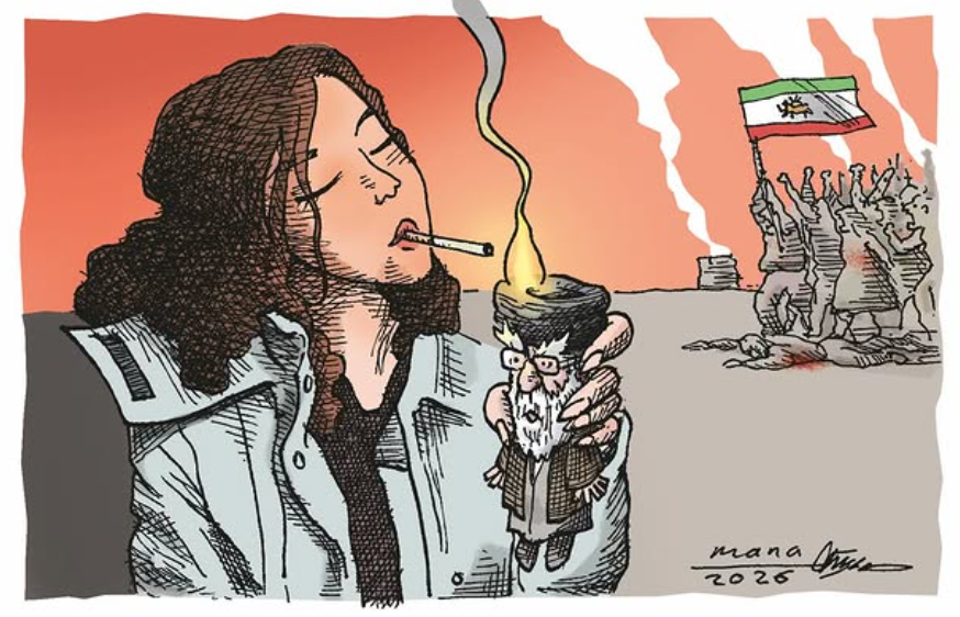 کارتون، تصویر، اعتراض؛ همراهی هنرمندان با انقلاب ملی ایرانیان