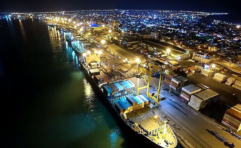 Bushehr port in southern Iran  