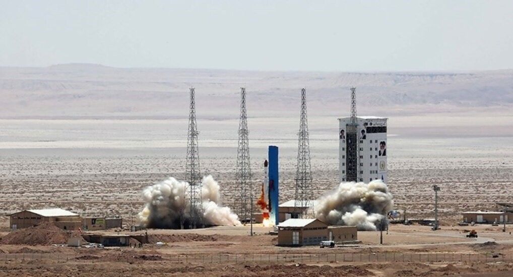 An Iran satellite launch. February 2021