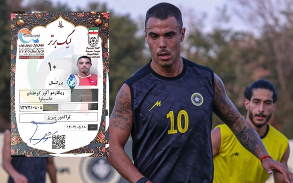 با وجود حضور در اردوی سپاهان؛ سازمان لیگ کارت بازی ریکاردو آلوز را برای تراکتور صادر کرد