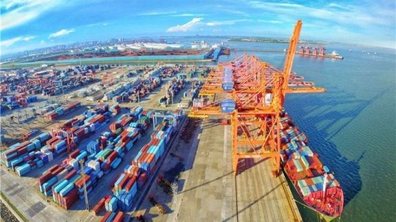 China's Zhanjiang port that accommodates some of the imports from Iran.